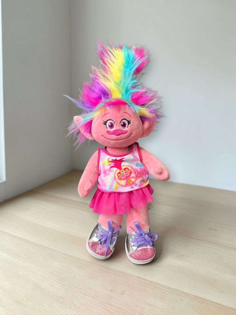 Build A Bear Trolls Princess Poppy Stuffed Doll 23" Plush With Clothing